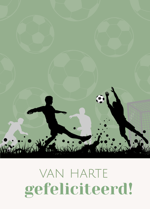 Voetballers - van harte gefeliciteerd