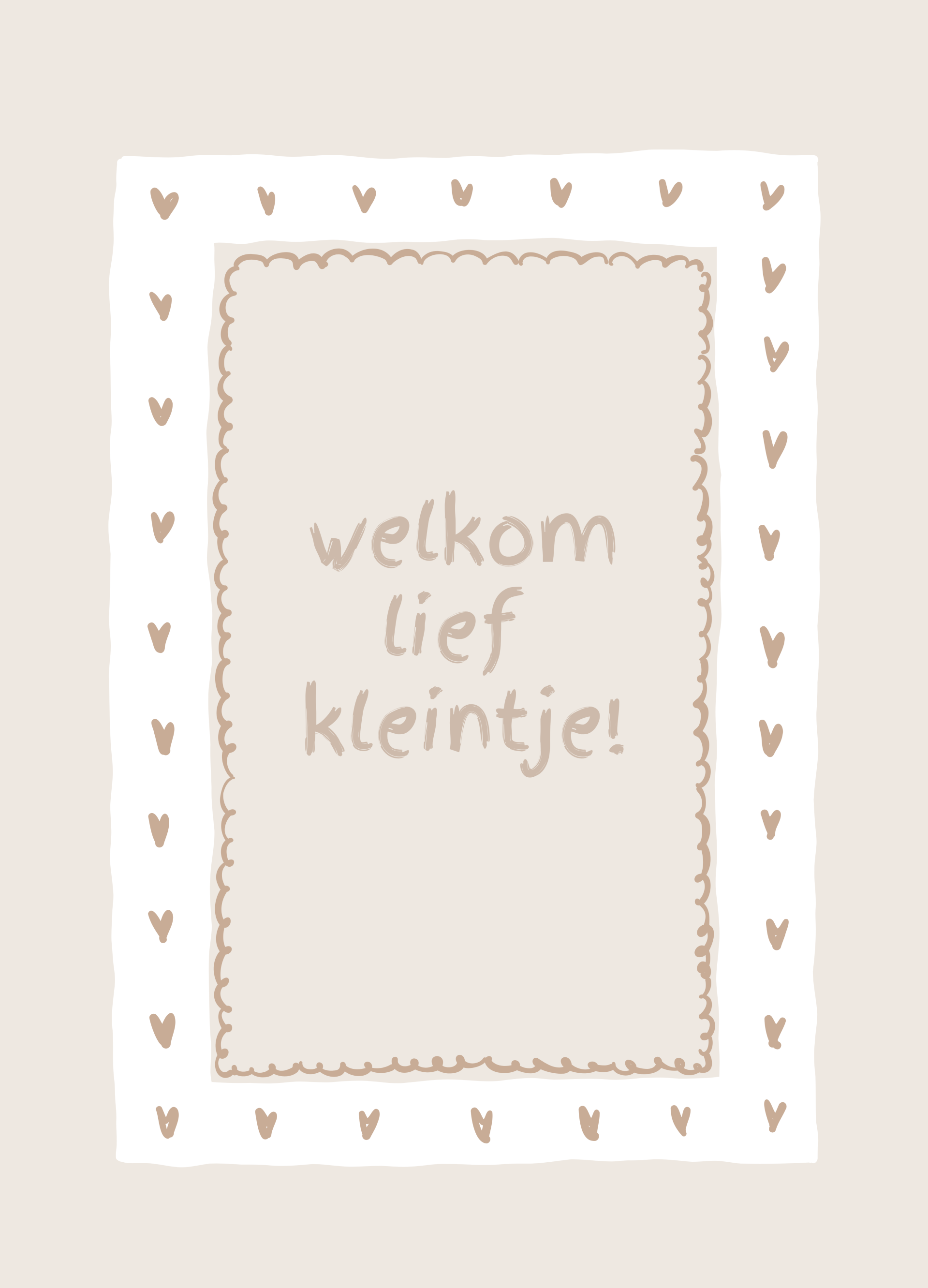Geboorte / zwangerschap - welkom lief kleintje
