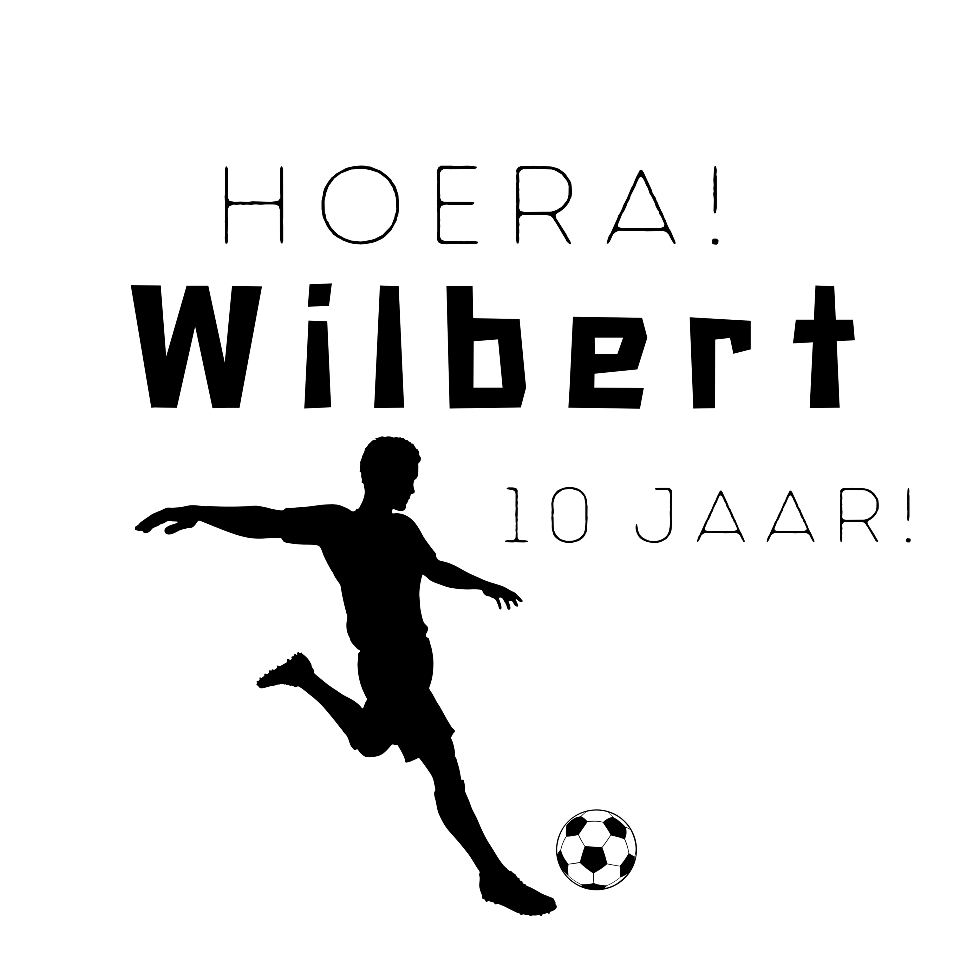 Sticker | Hoera! Voetbal