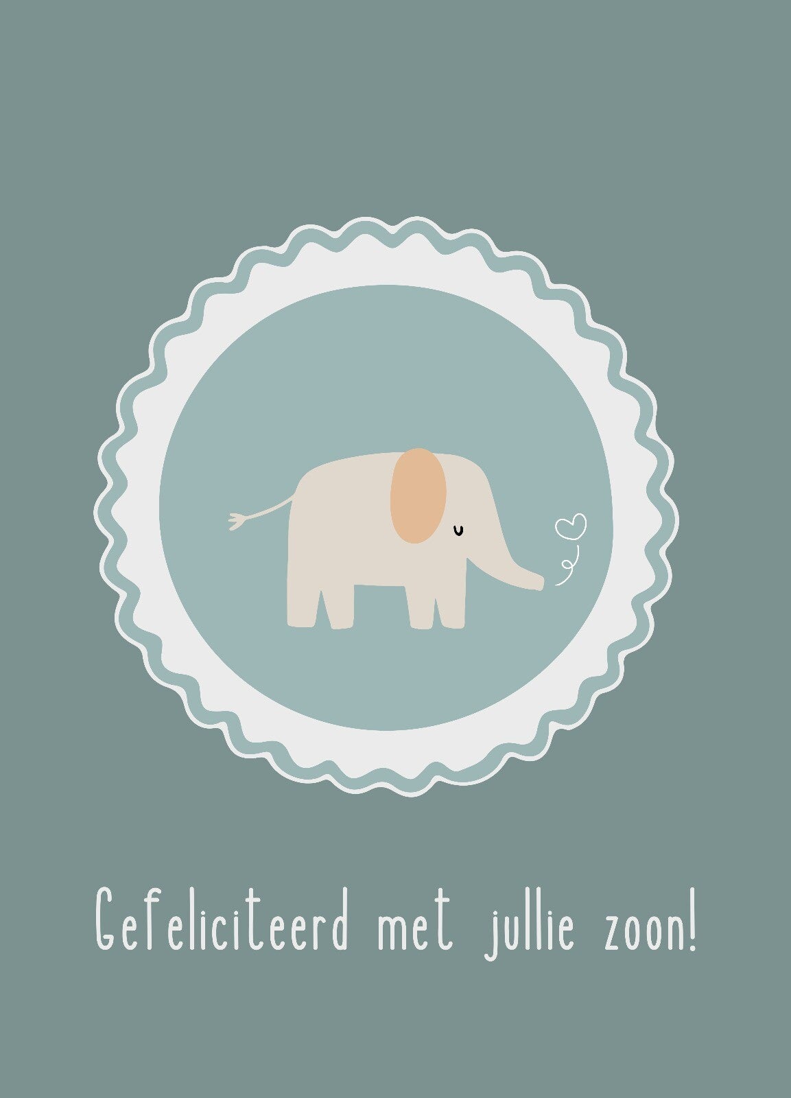 Geboorte - een zoon - olifant