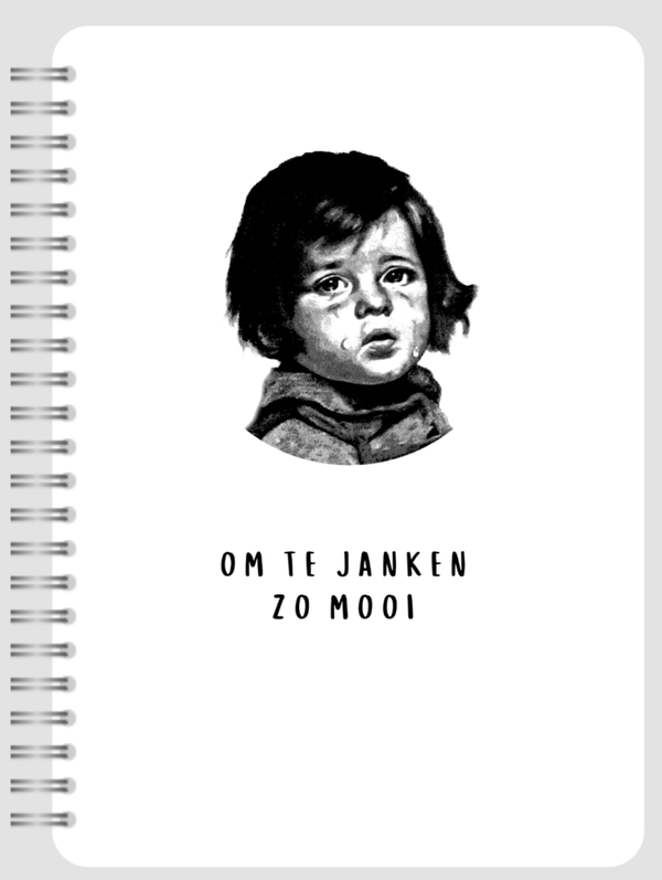 Om te Janken Zo Mooi – Notitieboekje voor liedjes, dromen en gedachten