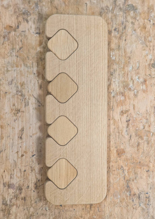 Obešalo za ključe Hrast