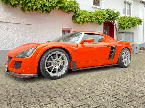 Opel Speedster 220 VX220 Carbon Side Skirts / Seitenschweller mit Carbonhalter