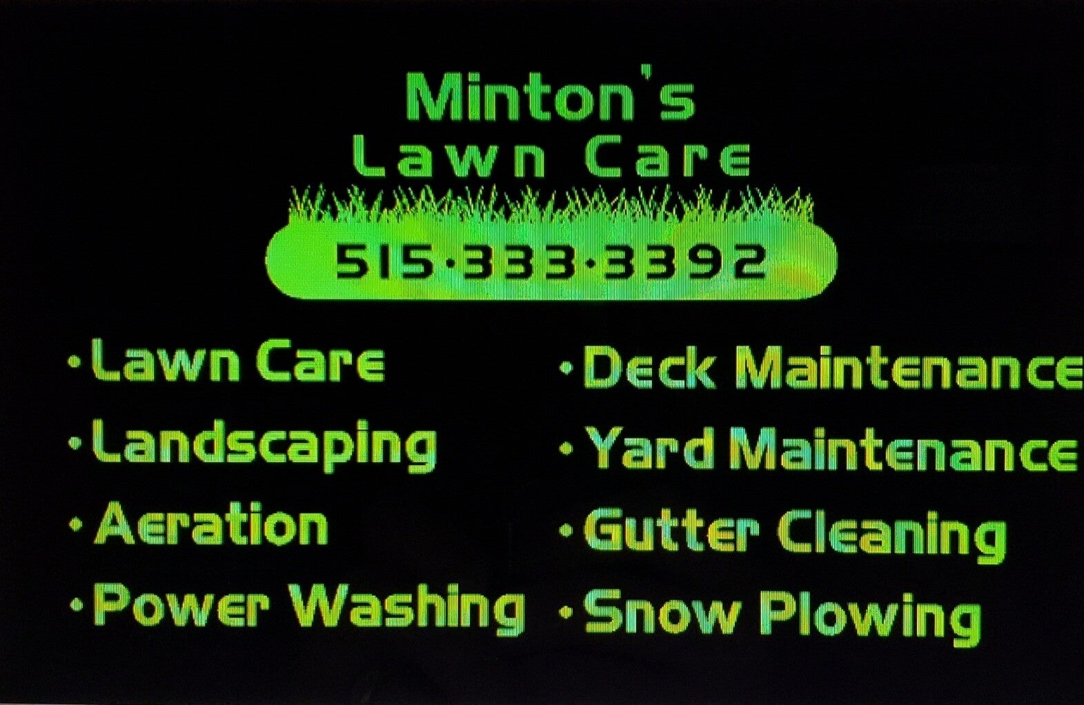Minton Lawn Care & More LLC