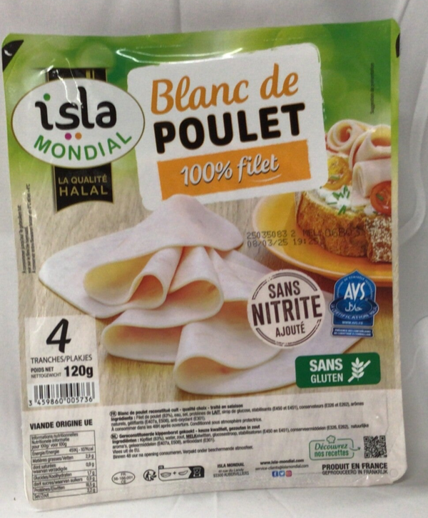 BLANC DE POULET 4TR 120g
