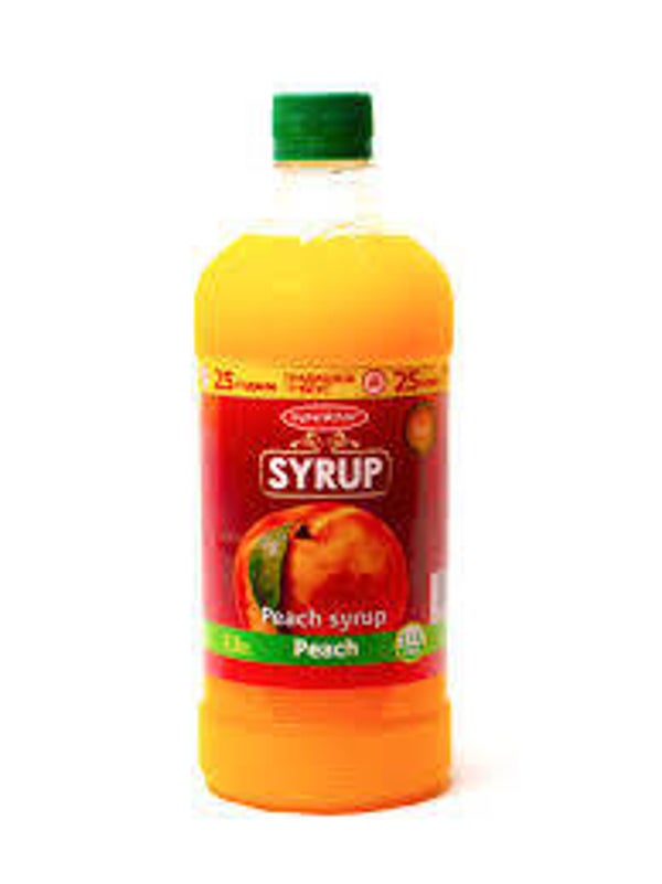SYRUP PEACH 1L