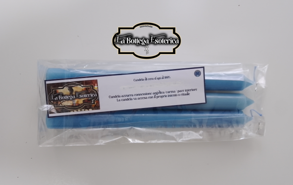 CANDELA AZZURA RITUALIZZATA