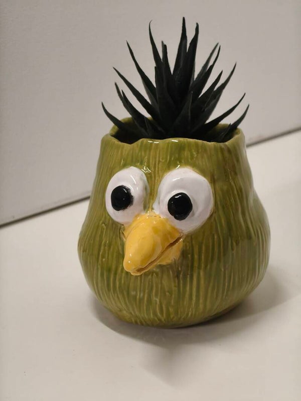 Bloempotje bird (green)