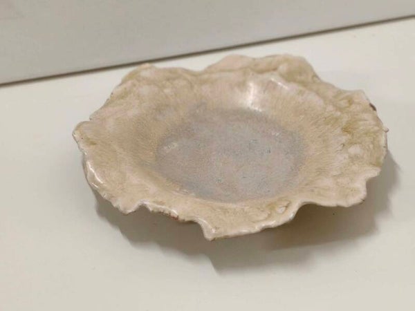 Handgemaakt schoteltje (ecru)