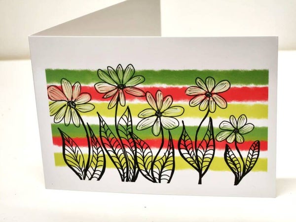 Wenskaart Bloemen
