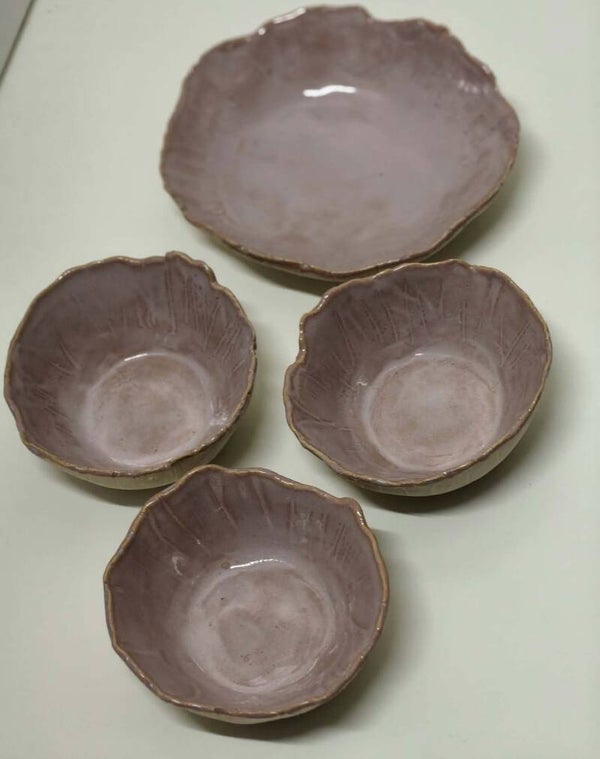 Set lavendel (4 kommetjes)