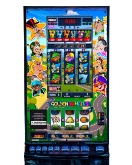 Tragaperras bares Golden Wheels Recreativos Franco