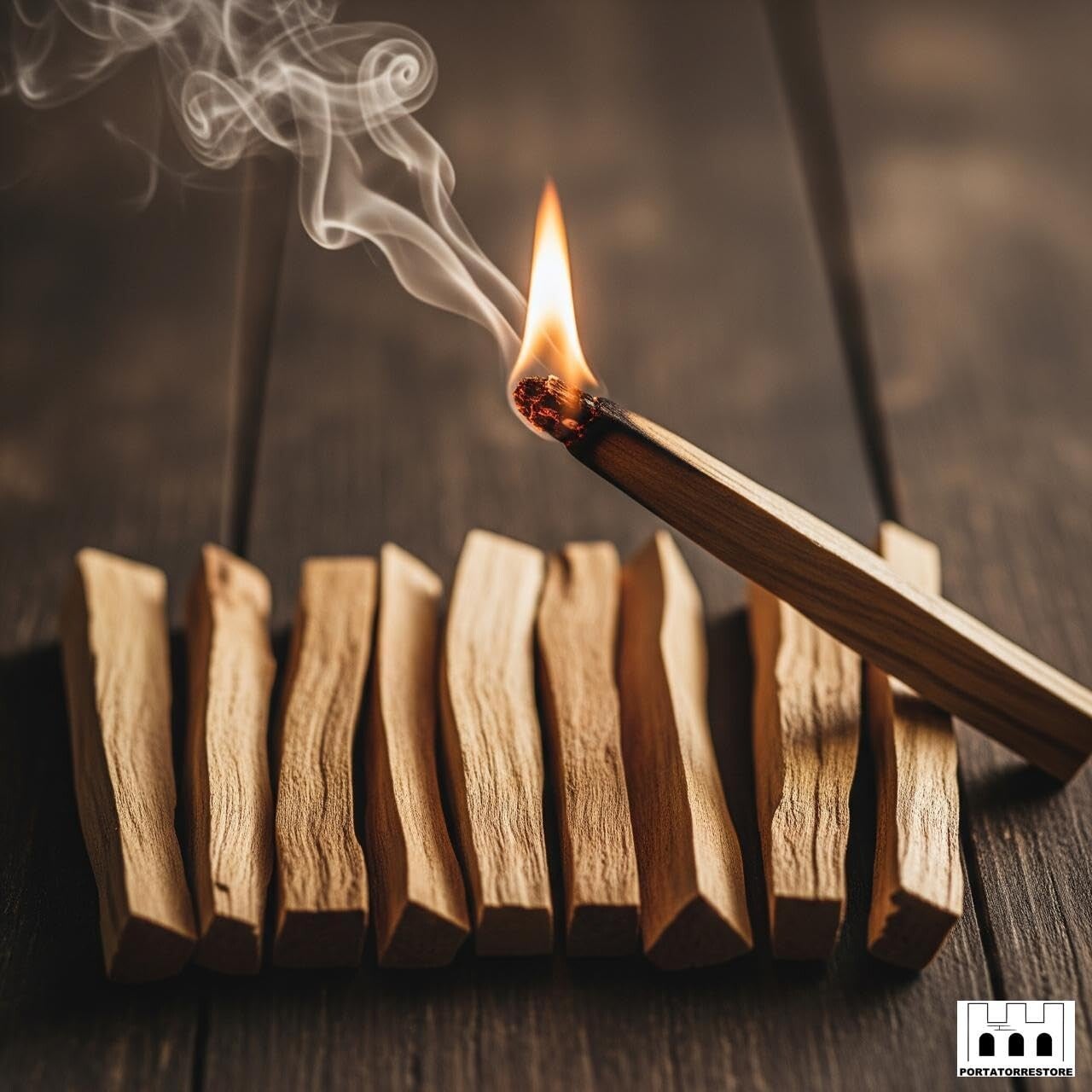 Palo Santo,Legno Sacro, Aroma Intenso, Incenso Per Meditazione, Purificatore. Essiccato a Terra,Alta Qualita, Raccolto a Mano, Unico, Originale Peru' (10 Palo Santo)