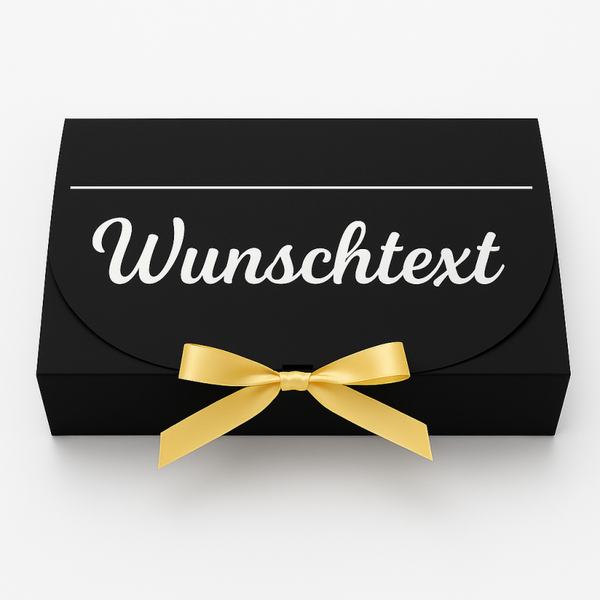Personalisierte Geschenkbox mit Wunschtext