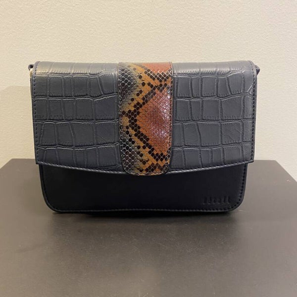 Handtas - Détail donkerblauw