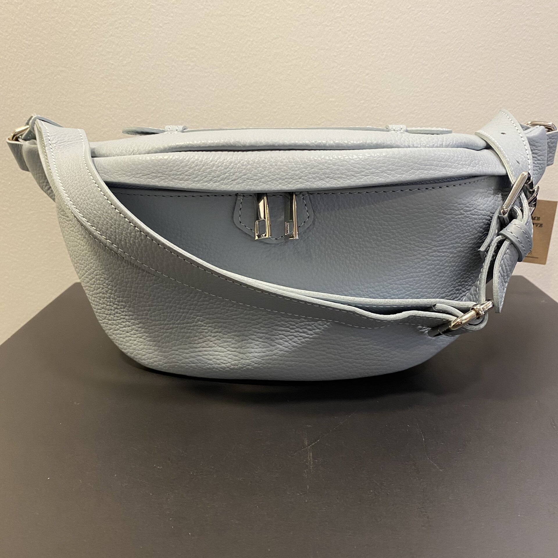 Heuptasje met handvat - licht blauw