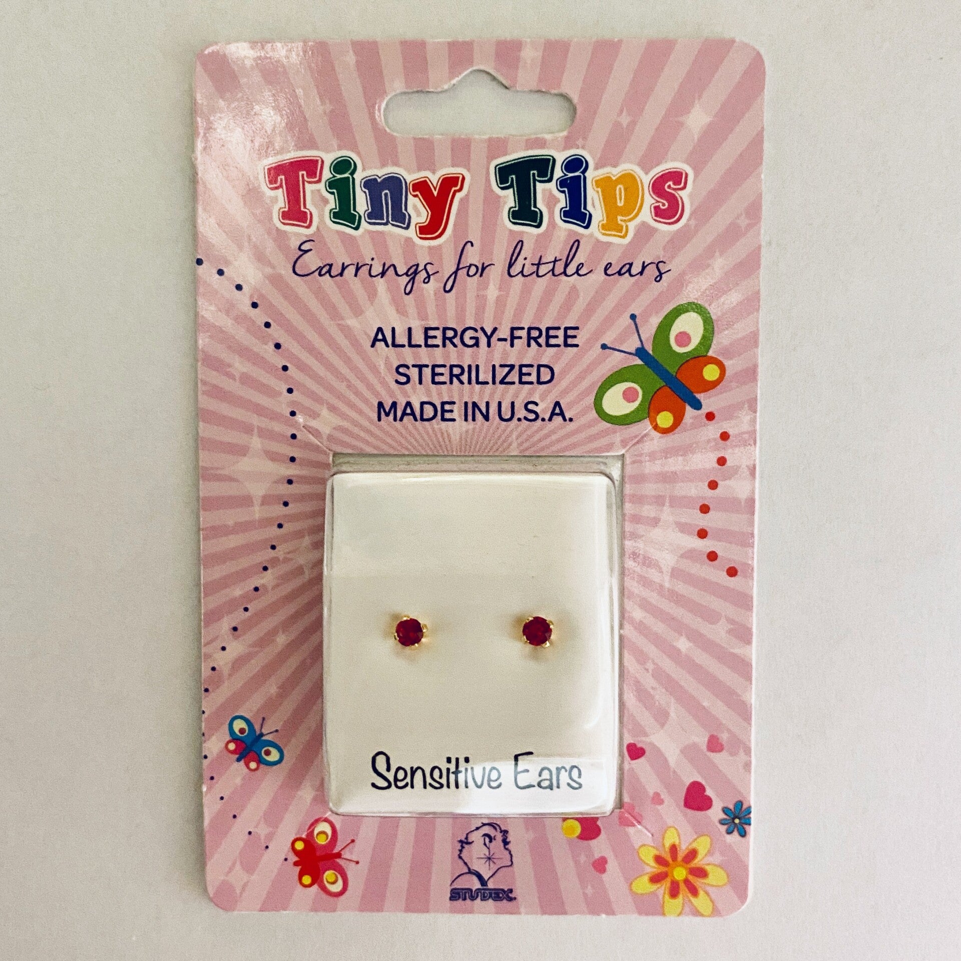 Kids oorbellen July Ruby