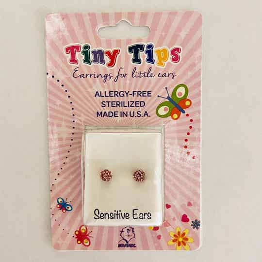 Kids oorbellen Fireball Light Rosé