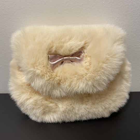 handtasje - wit fluffy