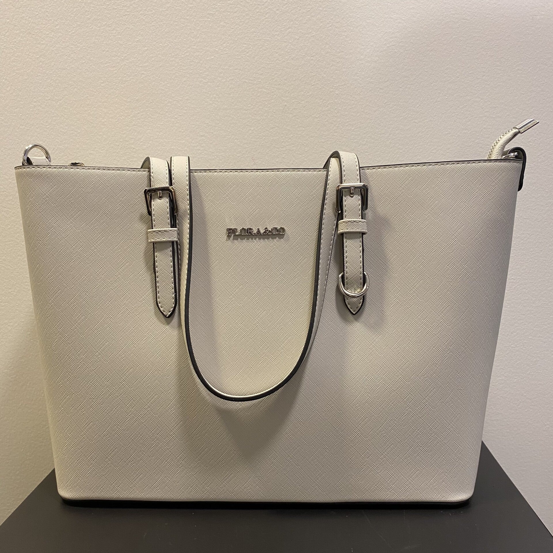 Handtas - gebroken wit Flora&Co