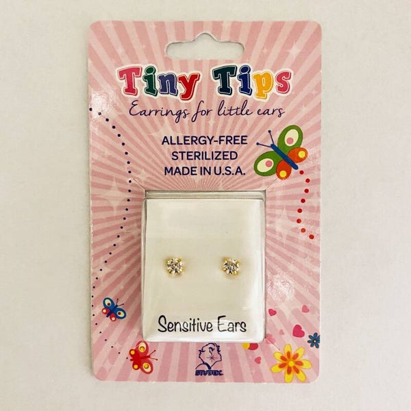 Kids oorbellen Zirconia