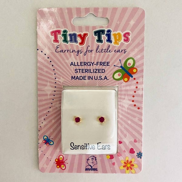 Kids oorbellen July Ruby