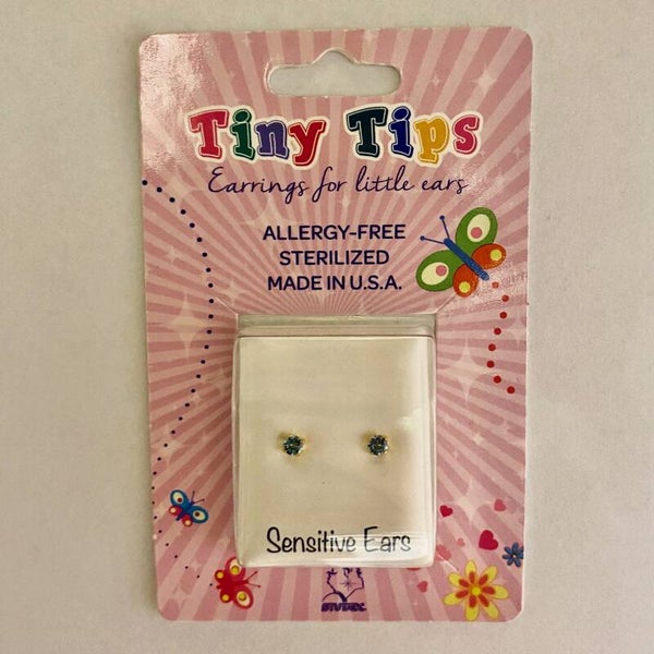 Kids oorbellen September Sapphire