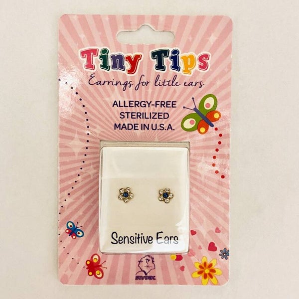 Kids oorbellen Daisy April Crystal