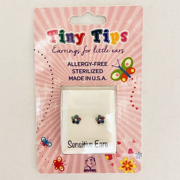 Kids oorbellen Daisy Rainbow