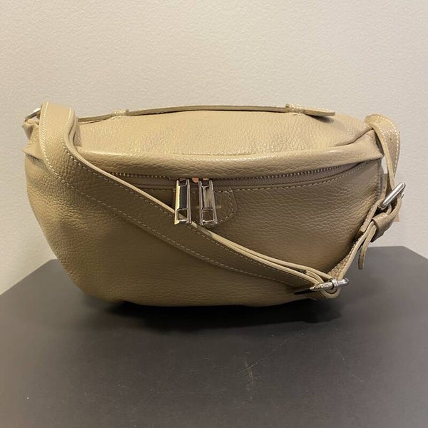 Heuptasje met handvat - taupe