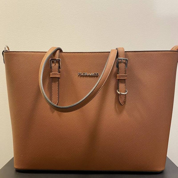 Handtas - cognac Flora&Co