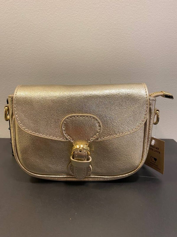 kids handtasje - gold metallic