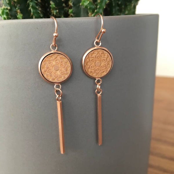 oorbellen rosé sien