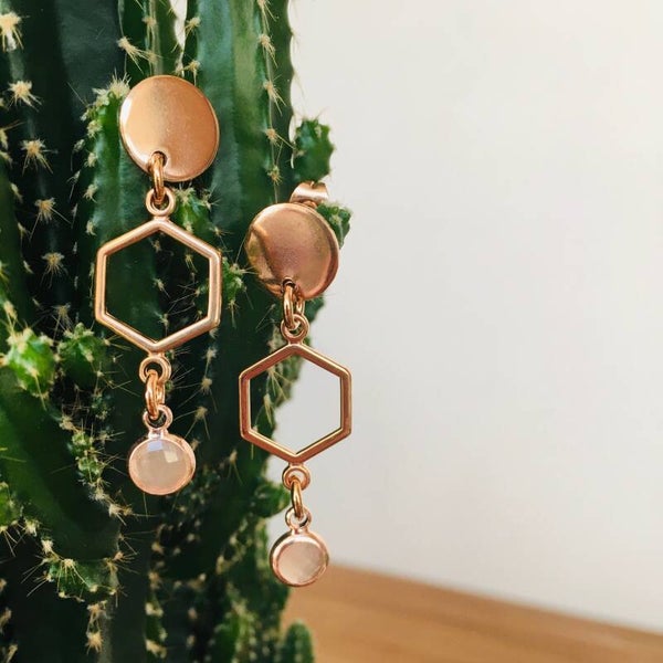 oorbellen rosé gabby