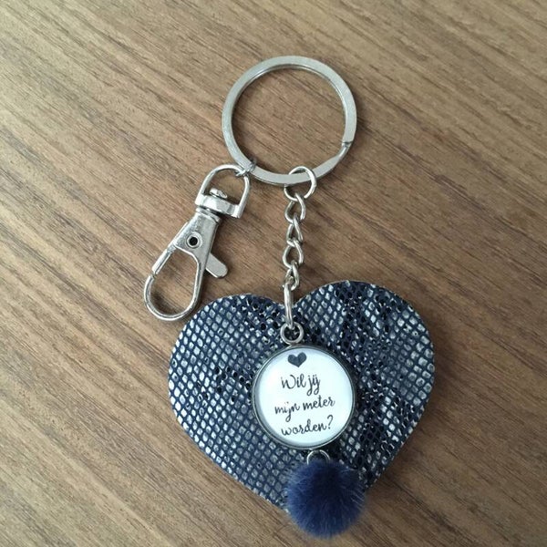 sleutelhanger met een vraagje