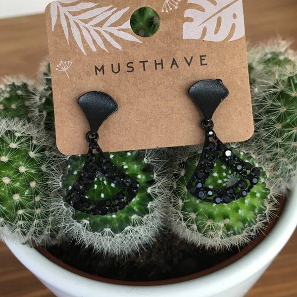 oorbellen zwart marie