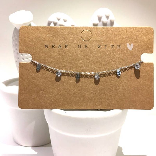 Armbandje zilver rvs