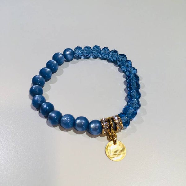 Trendy armband polaris blauw