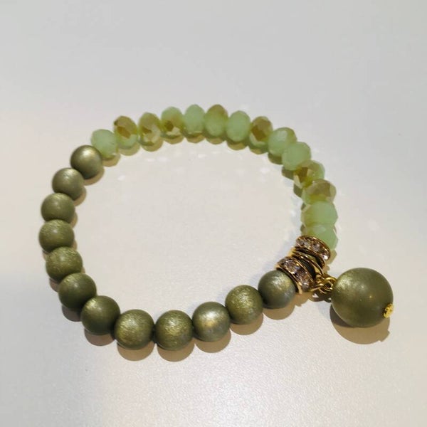 Trendy armband polaris olive