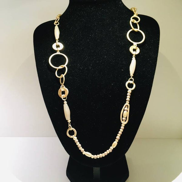 Ketting lang schakels en parels