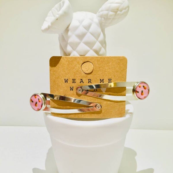 Clips roos ananasprint