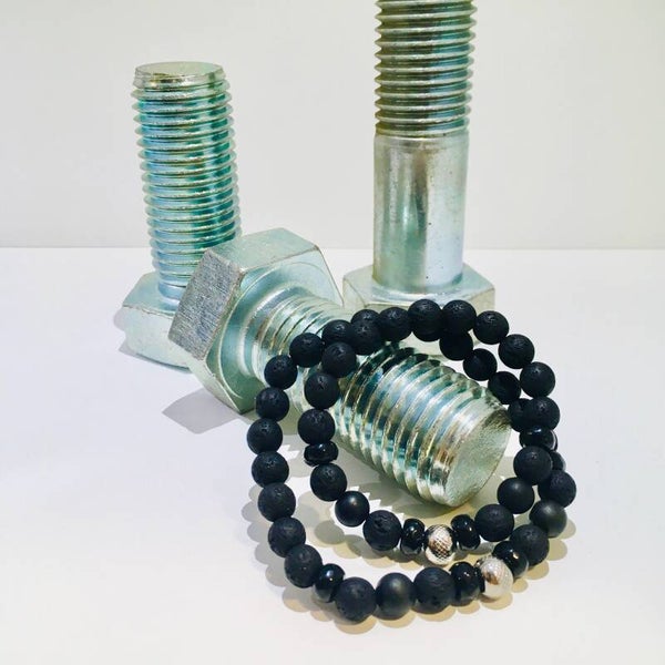 Set vader zoon armbanden