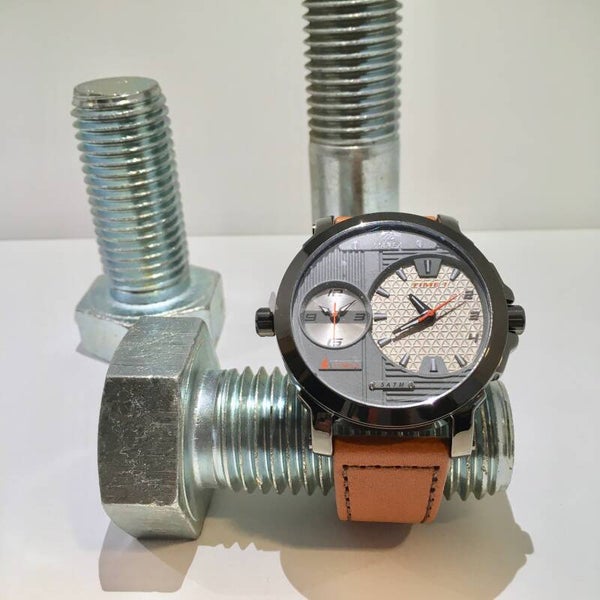 Horloge Marea bruin grijs