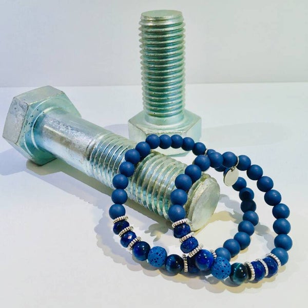 Set vader zoon armbanden