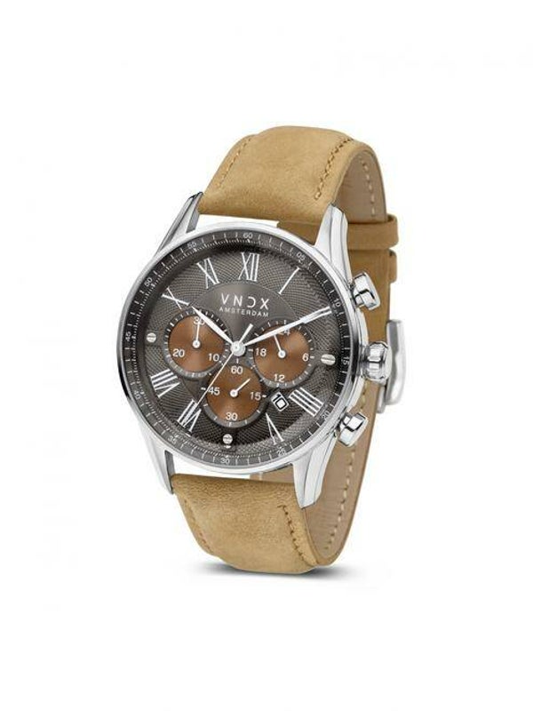 The Boss Two-Tone met beige leren band