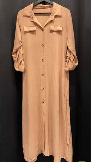 jurk - roos terracottta