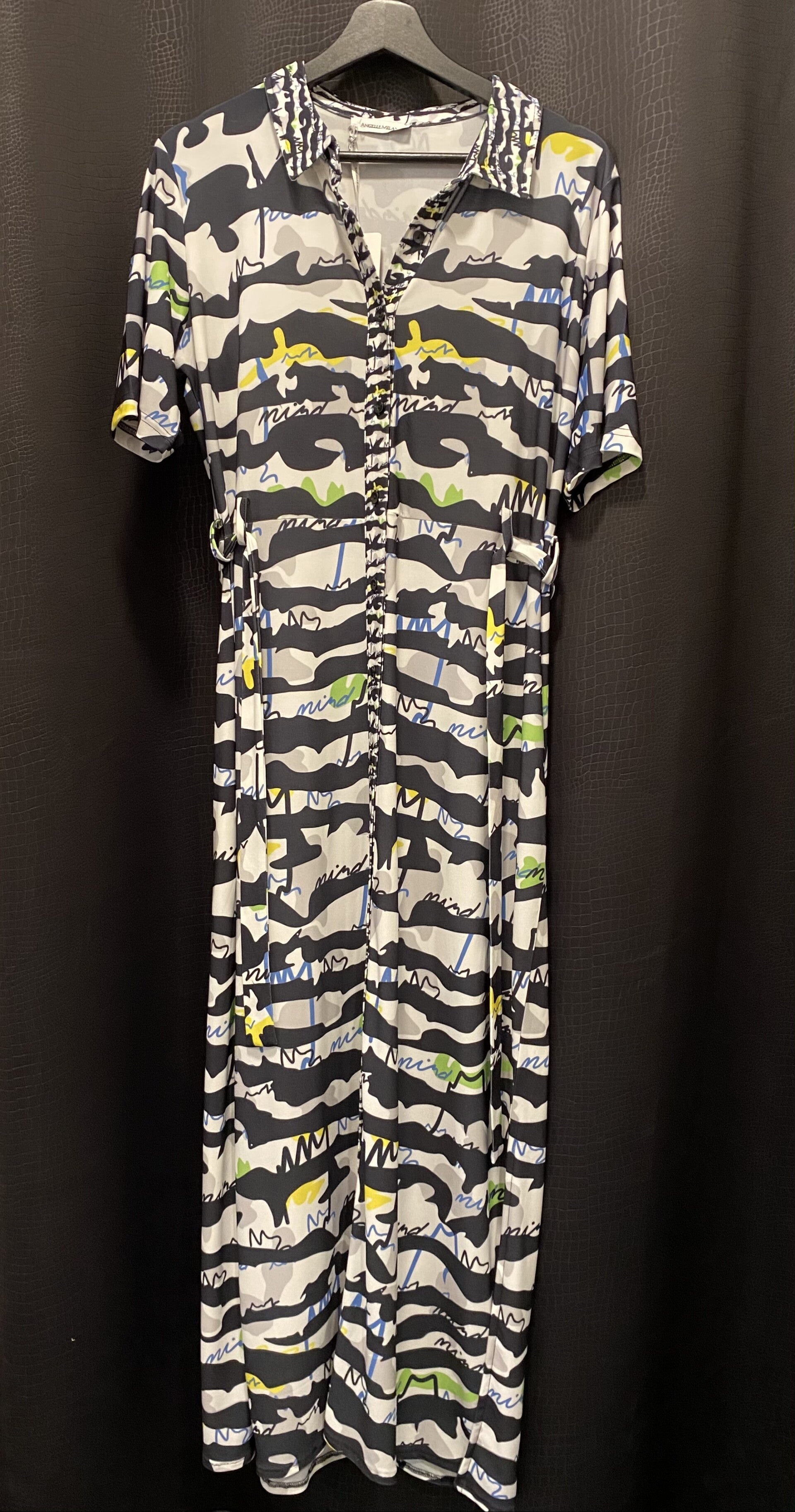 jurk - zebra multikleur