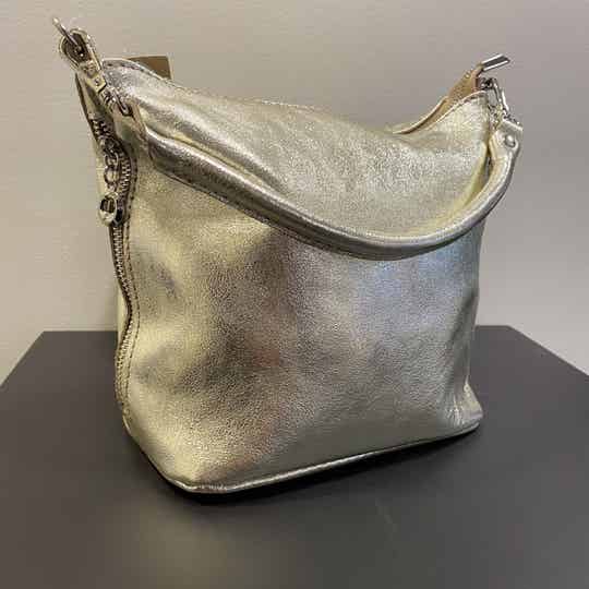 Handtas - goud metallic