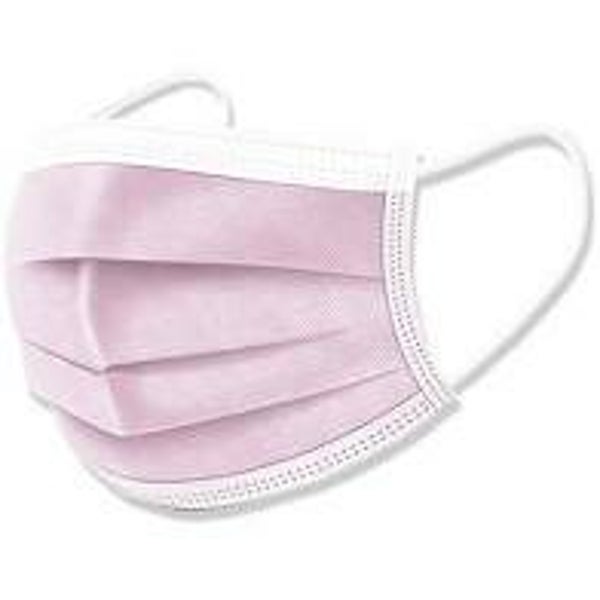 Roze wegwerp mondkapjes