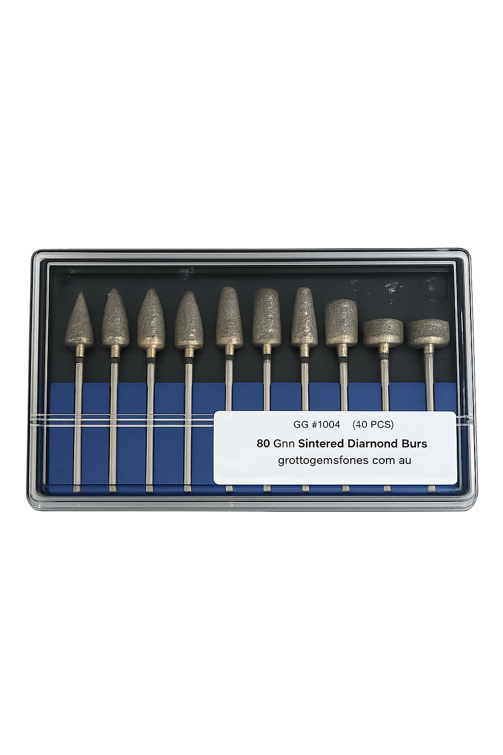 Sintered Diamond Burs 80 Grit.